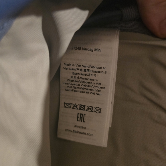 Fjallraven Vardag Mini Backpack Blue Ridge - Picture 3 of 4